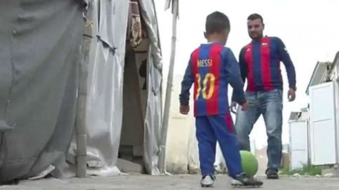 Bocah bernama Messi yang baru bebas dari tawanan ISIS