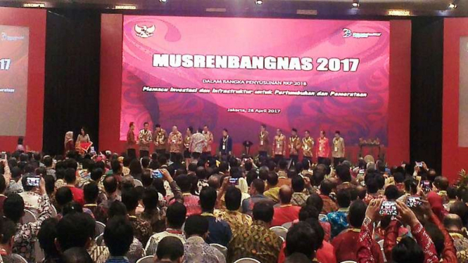 Musrenbangnas dan penghargaan daerah dengan inovasi perencanaan terbaik 2017