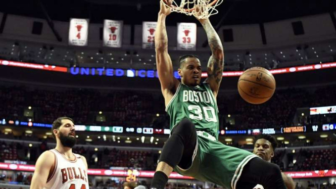 Pertandingan Playoff NBA antara Chicago Bulls kontra Boston Celtics