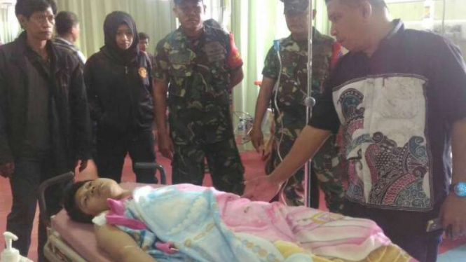 Petugas keamanan TransJakarta bernama Abdurrohman yang jadi korban perampokan.
