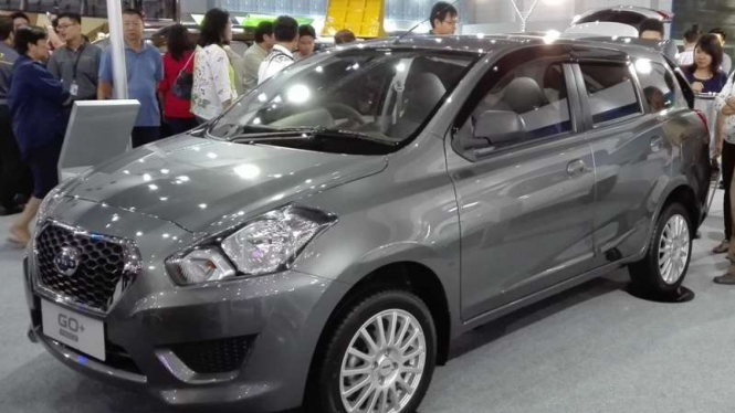 Datsun GO Panca+ di ajang IIMS 2017.