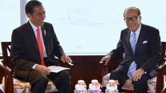 Presiden Joko Widodo bertemu Li Ka-Shing, pemilik CK Hutchison Holdings Limited