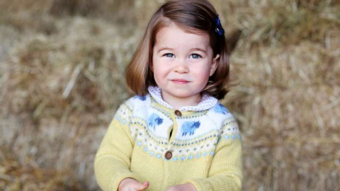 Putri Charlotte jelang perayaan hari ulang tahun ke-2
