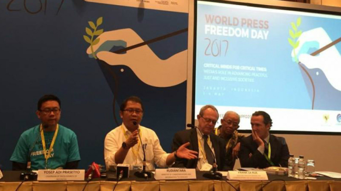 Konferensi Pers World Press Freedom Day 2017