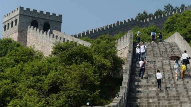 Tembok Besar China Palsu di Nanchang