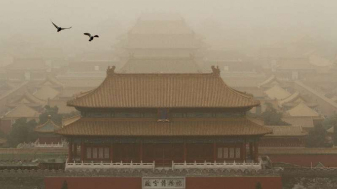 Badai debu di China khususnya Beijing
