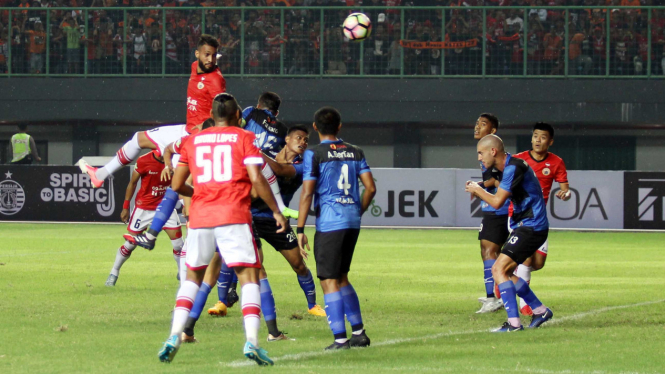Pertandingan Persija Jakarta di Liga 1