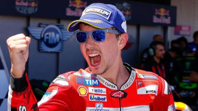 Pembalap Ducati, Jorge Lorenzo.