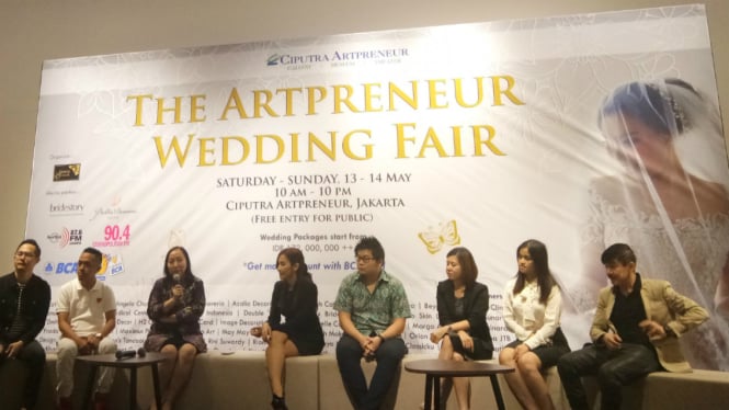 Konferensi pers The Artpreneur Wedding Fair