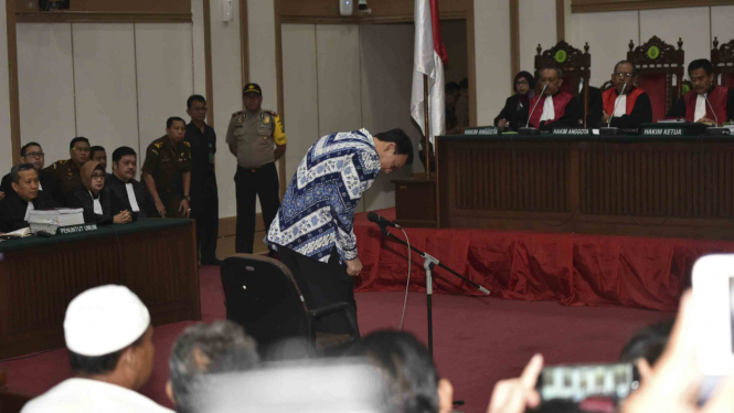 Pembacaan Putusan Kasus Dugaan Penistaan Agama Ahok