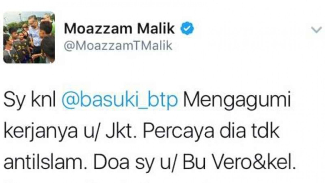 Komentar Dubes Inggris untuk Indonesia, Moazzam Malik soal Ahok.