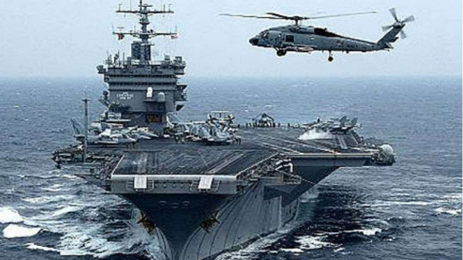 Ilustrasi kapal USS Enterprise AS