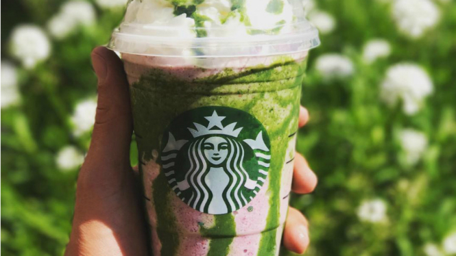 Mermaid Frappuccino.