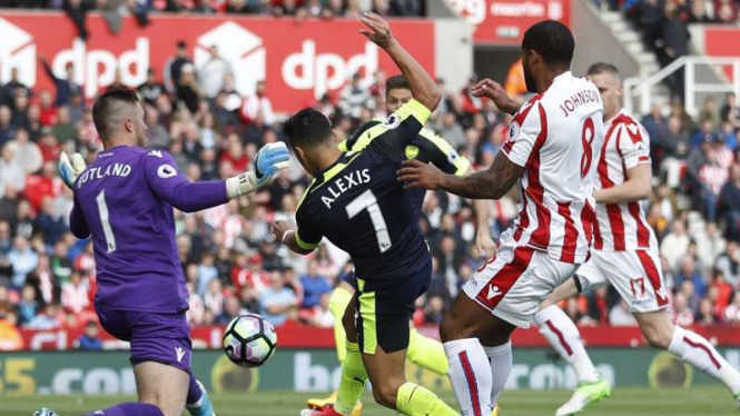 Pertandingan Stoke City vs Arsenal