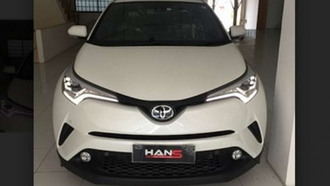 Toyota C-HR yang didatangkan importir umum di Batam