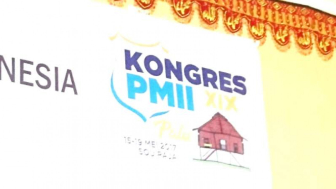 Kongres PMII di Palu, Sulawesi Tengah, Senin, 15 Mei 2017.
