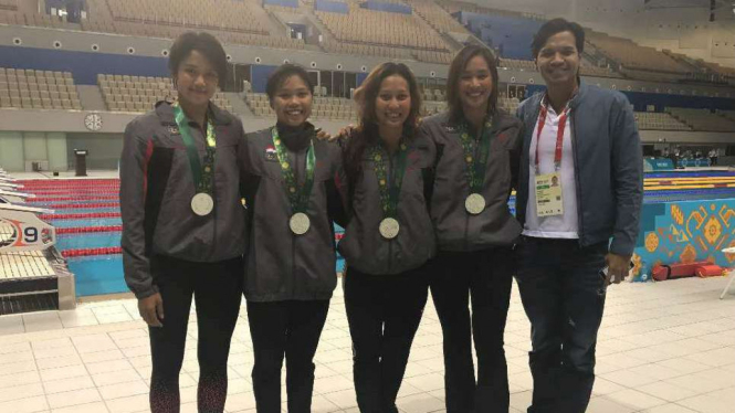 Tim renang Indonesia di ajang ISG 2017