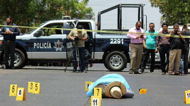 TKP pembunuhan wartawan Javier Valdez