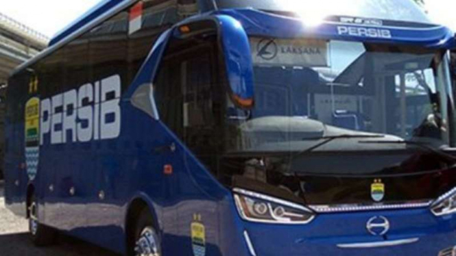 Bus Persib Bandung.