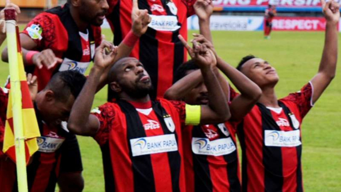 Para pemain Persipura Jayapura