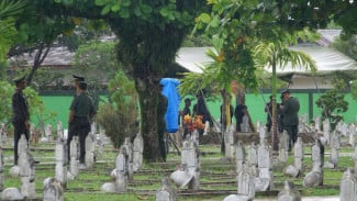 Kapten Heru Bayu Korban Ledakan Meriam Natuna Dimakamkan