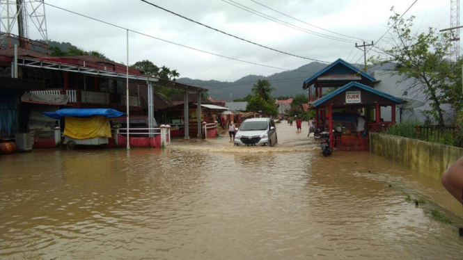 Banjir di Kota Padang.