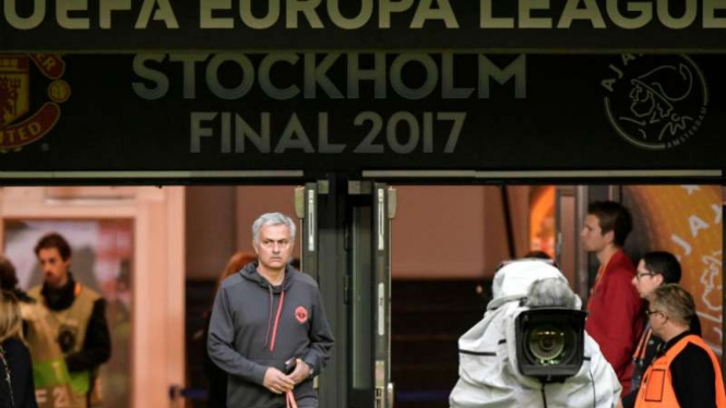 Manajer Manchester United, Jose Mourinho jelang final Liga Europa