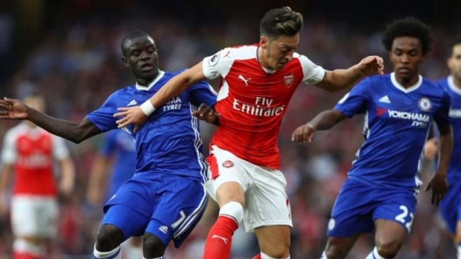 Pertandingan Arsenal melawan Chelsea di ajang Premier League