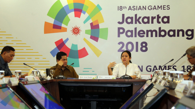 Menko PMK Pimpin Rapat Persiapan Asian Games XVII 2018