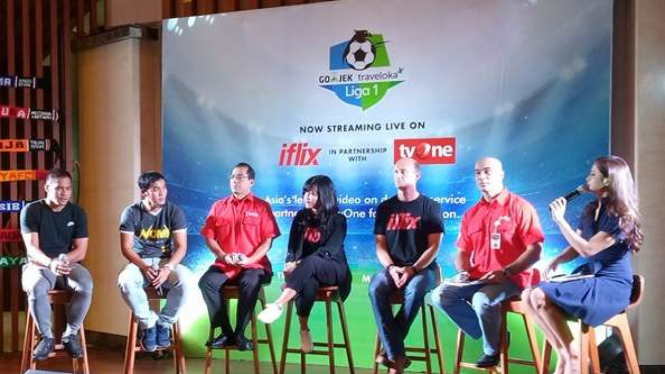 Konferensi pers TV One dan IFlix