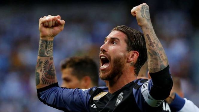 Pemain belakang Real Madrid, Sergio Ramos