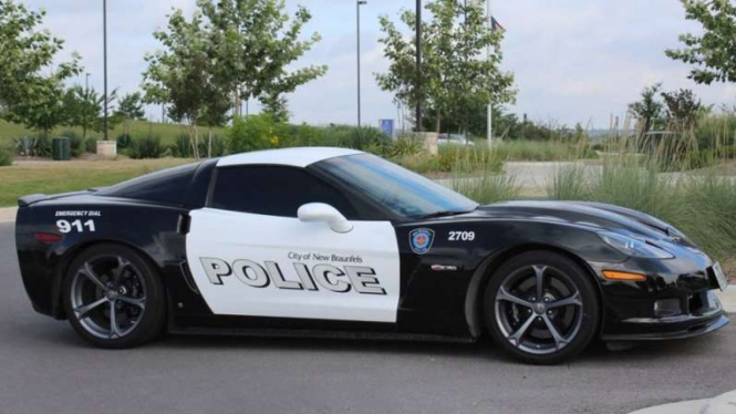Mobil polisi ini hasil sitaan dari pengedar narkoba
