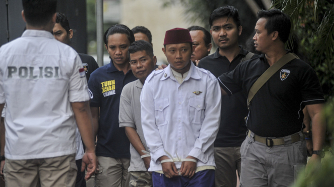 Anggota Front Pembela Islam (FPI) yang diamankan atas tindakan persekusi terhadap seorang bocah SMP di Jakarta Timur baru-baru ini.