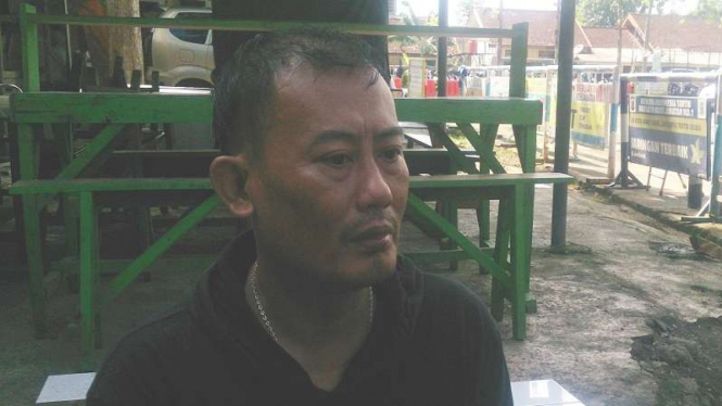 Iyus Suryana (43), dilepaskan polisi karena tak terbukti peneror Masjid Istiqlal