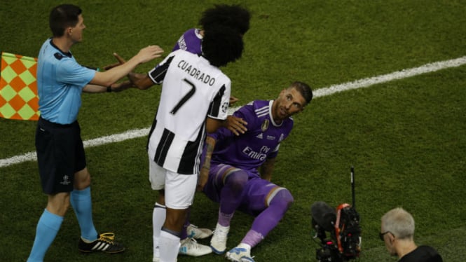 Perseteruan Juan Cuadrado dengan Sergio Ramos