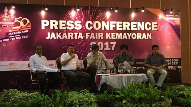 Konferensei Pers Jakarta Fair 2017, Senin, 5 Juni 2017
