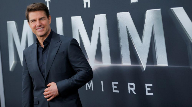 Tom Cruise dalam Premier The Mummy