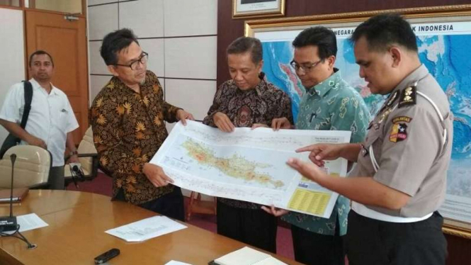 Koordinasi Badan Informasi Geospasial dengan Polri.