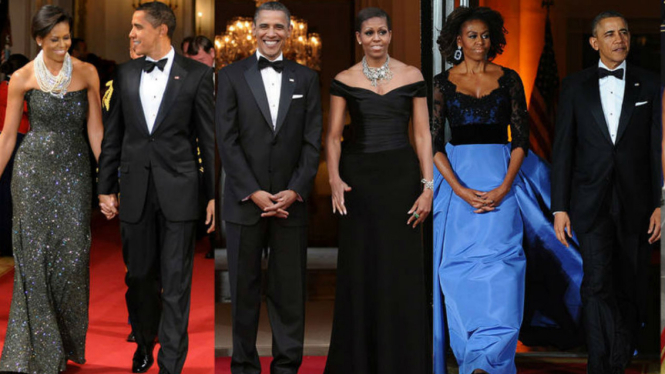 Barrack Obama dan Michelle Obama 