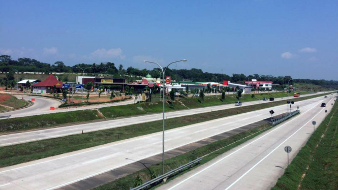 Rest Area kedua sebelum Gerbang Tol Cikopo