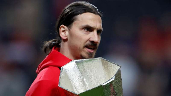 Penyerang Manchester United, Zlatan Ibrahimovic