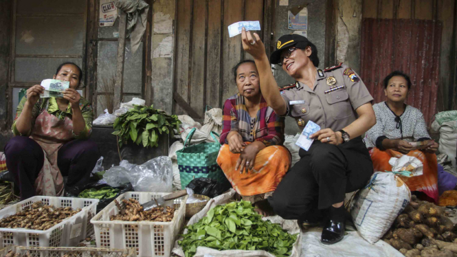 Polisi Sosialisasi Antisipasi Peredaran Uang Palsu