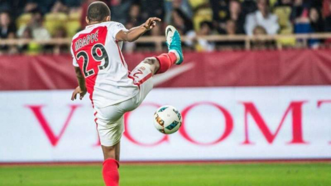 Penyerang AS Monaco, Kylian Mbappe