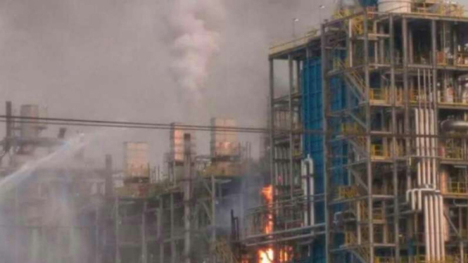 Kebakaran Pabrik Kimia  Chandra Asri Tak Sebarkan Racun