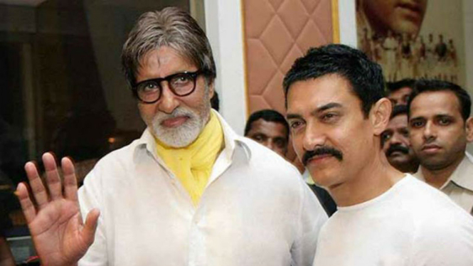 Amitabh Bachchan dan Aamir Khan 