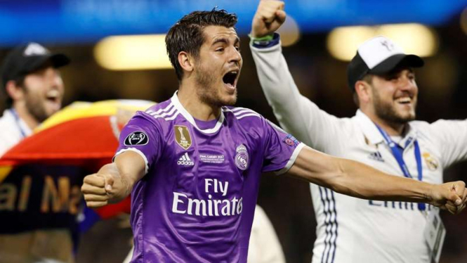 Penyerang Real Madrid, Alvaro Morata