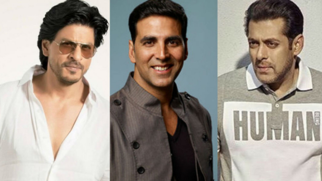 Shah Rukh Khan, Akshay Kumar dan Salman Khan