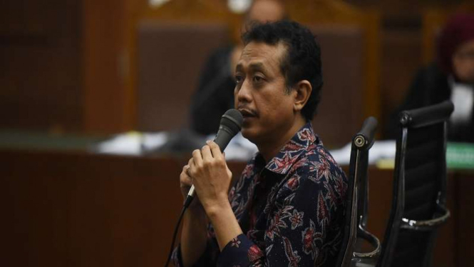 Terdakwa kasus suap kepengurusan pajak Handang Soekarno di Pengadilan Tipikor