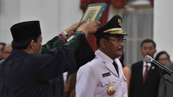 Pelantikan Gubernur DKI Jakarta Djarot Saiful Hidayat