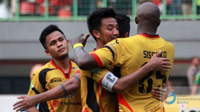 Para pemain Mitra Kukar di Liga 1 2017.